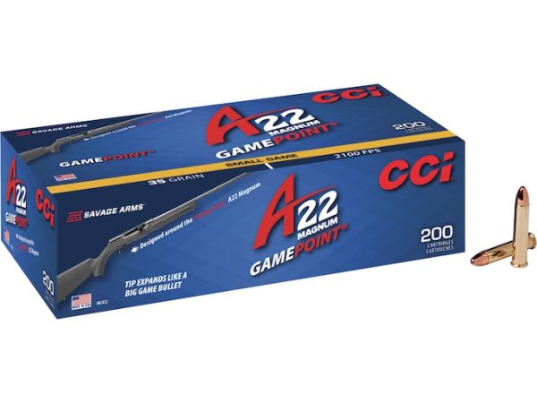 CCI A22 Ammunition 22 Winchester Magnum