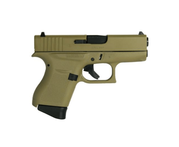 Glock 43 Flat Dark Earth 9mm 3.39″ Barrel 6-Rounds