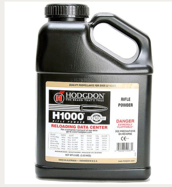 Hodgdon H1000 Smokeless Gun Powder - 8lb